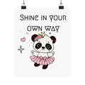 Ballerina poster panda