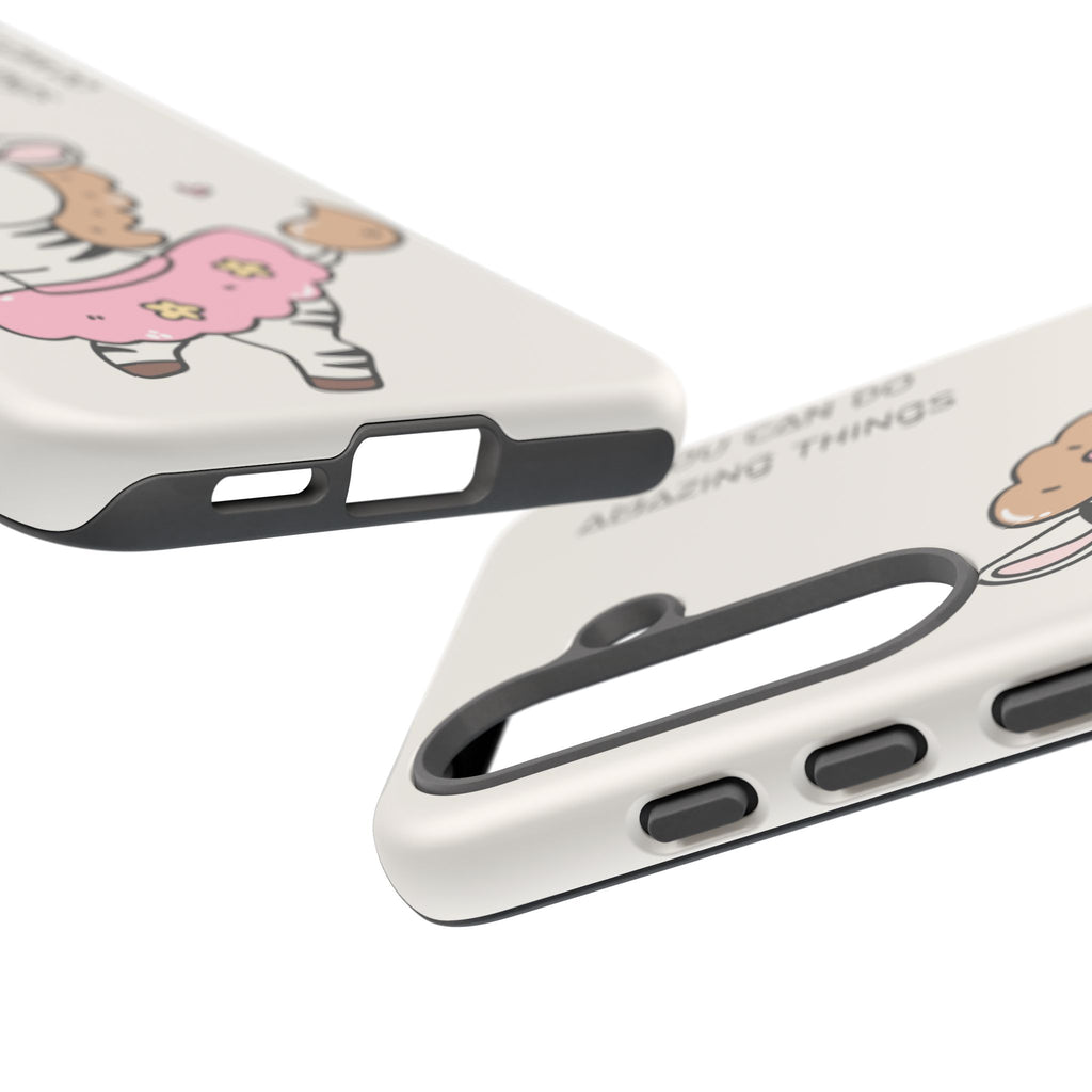 Ballerina tlf deksel zebra