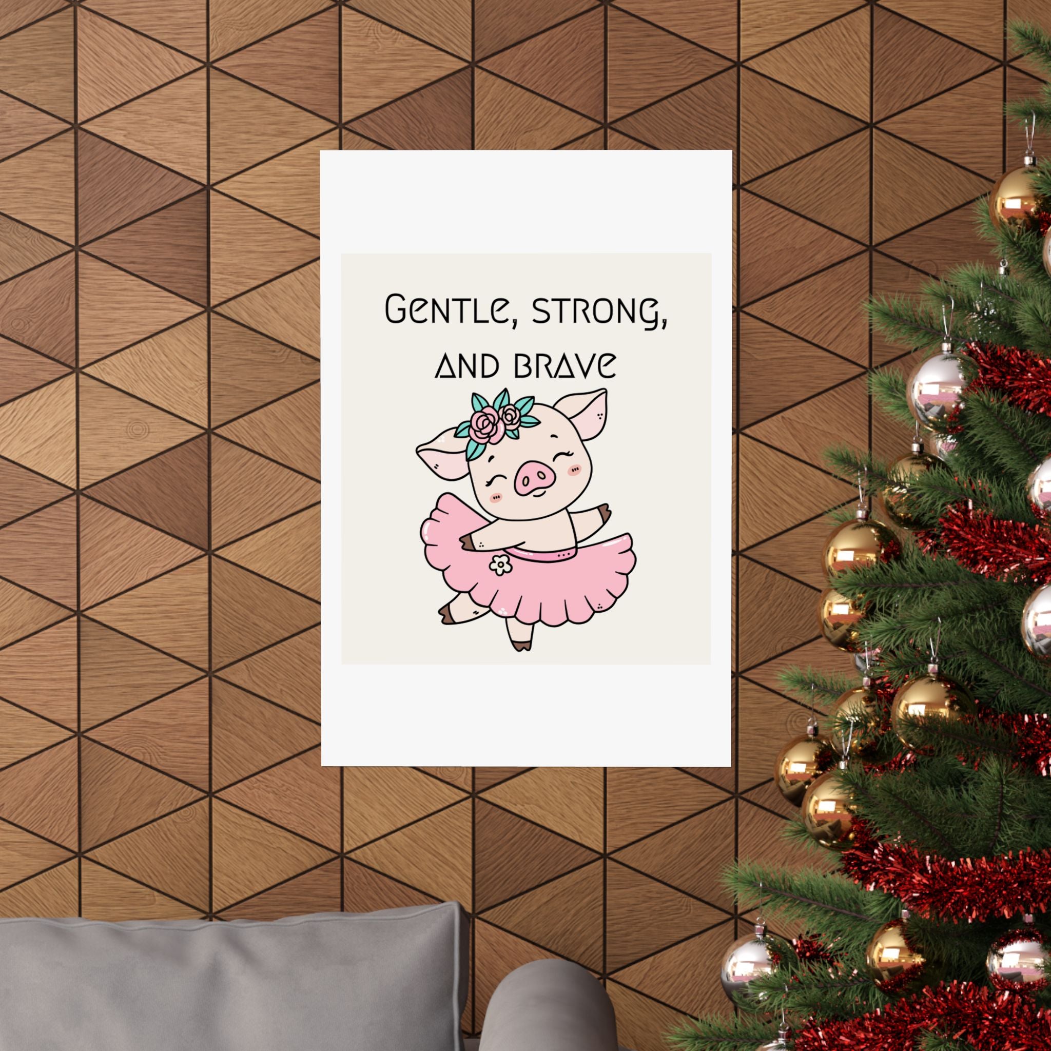 Ballerina Poster gris